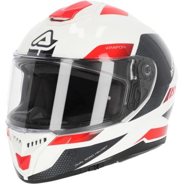 Acerbis Krapon White Red Full Face Helmet