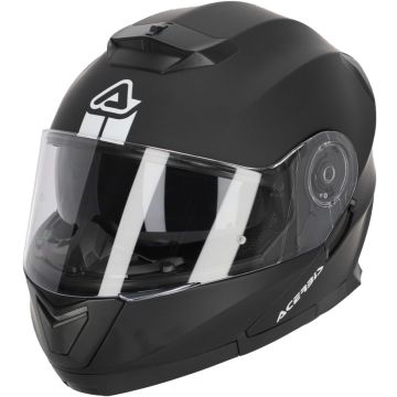 Acerbis Serel Solid Matt Black Flip Up Helmet