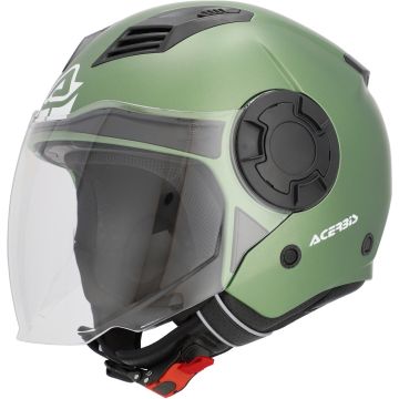 Acerbis Vento Matt Green Jet Helmet Acerbis Vento Matt Green Jet Helmet