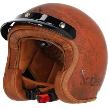 Acerbis Skodela Matt Brown Jet Helmet Acerbis Skodela Matt Brown Jet Helmet