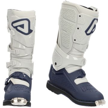 Acerbis X-Rock MM2 Grey Dark Blue Motocross Boots