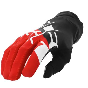 Acerbis MX Linear Black Red Motocross Gloves