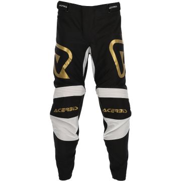 Acerbis K-Flex 50 Anniversary Black White Gold Motocross Pants