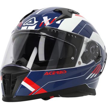 Acerbis X-Way Graphic White Blue Red Full Face Helmet