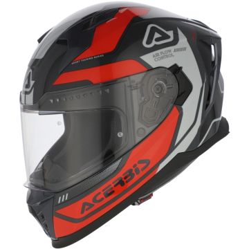 Acerbis X-Way Graphic Logo Grey Orange Full Face Helmet