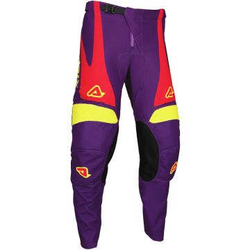 Acerbis MX-Track Askar Violet Yellow Motocross Pants