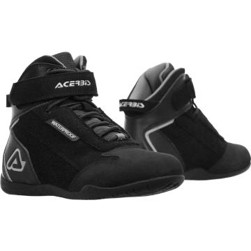 Acerbis First Step Zwarte Waterdichte Motorschoenen