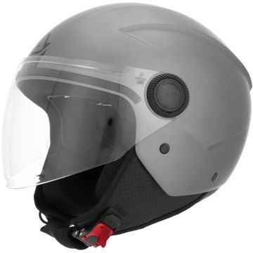 Acerbis Jet Brezza Metallic Matt Grey Jet Helmet