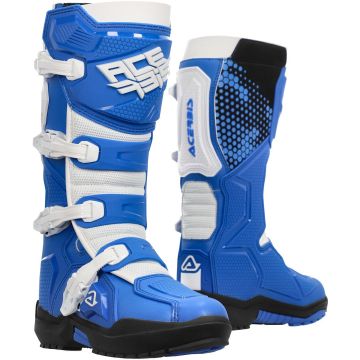 Acerbis Artiglio Blue White Motocross Boots