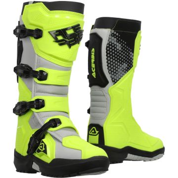 Acerbis Artiglio Yellow Grey Motocross Boots