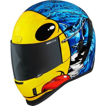 Icon Airform Brozak MIPS Integraalhelm Blauw Geel 