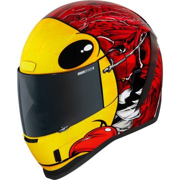 Icon Airform Brozak MIPS Integraalhelm Rood Geel 