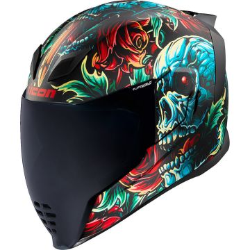 Icon Airflite Omnicrux MIPS Integraalhelm Zwart Rood Blauw 