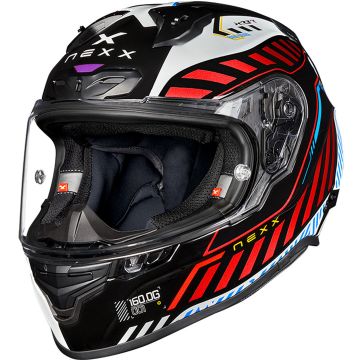 Nexx X.R3R Out Brake Zwart Wit Integraalhelm
