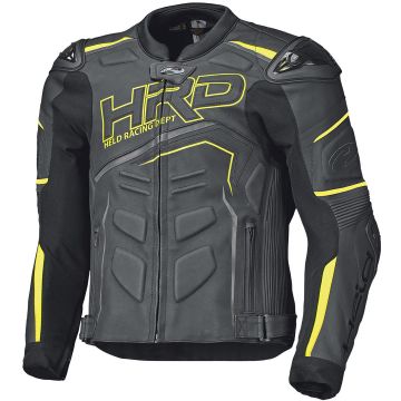 Held Safer II Zwart Geel Leren Motorjas