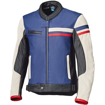Held Midway Blauw Rood Wit Leren Motorjas