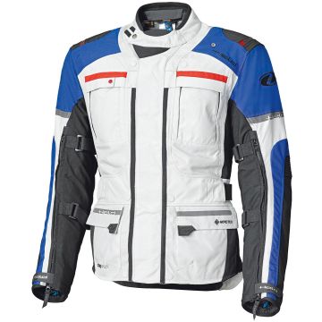 Held Carese Evo GTX Lichtgrijs Blauw Textiele Motorjas