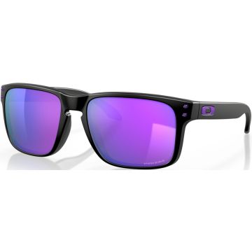 Oakley Holbrook Matte Black Violet Prizm Zonnebril
