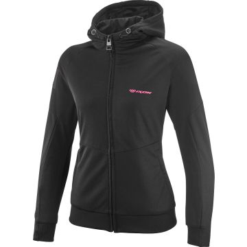 Ixon Touchdown Air L Zwart Bright Roze Dames Textiele Motorjas