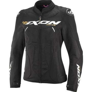 Ixon Ionix Lady Zwart Wit Textiele Motorjas