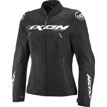 Ixon Ionix Lady Zwart Bright Roze Textiele Motorjas