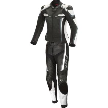 Büse Mille Ladies Black White 2PC Leather Motorcycle Suit