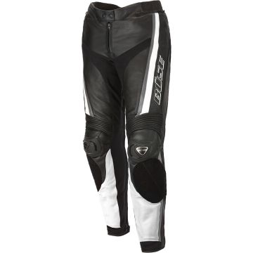 Büse Mille Ladies Black White Leather Pants