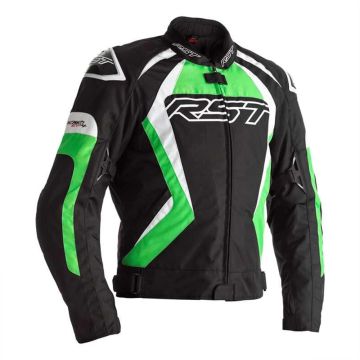 RST Tractech Evo 4 Textiele Jas Zwart Groen Wit