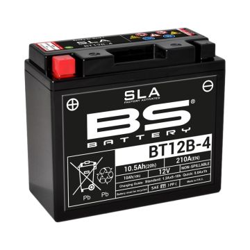 BS Battery In de fabriek geactiveerde onderhoudsvrije SLA-batterij - BT12B-4