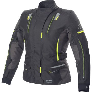 Büse Jana Ladies Black Grey Yellow Textile Jacket