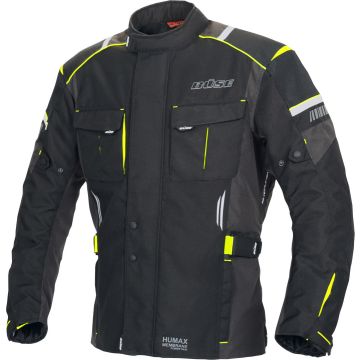 Büse Breno Pro Black Neon Yellow Textile Jacket