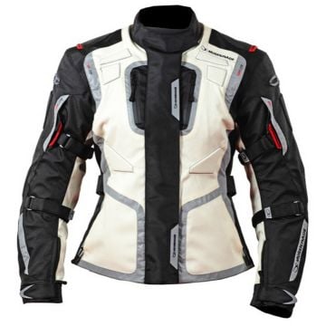 MUGENRACE Diane Dames Zwart Beige Waterdichte Textieljas