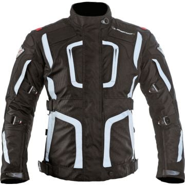 MUGENRACE Diane Dames Zwarte Waterdichte Textieljas