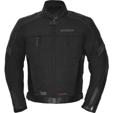 Büse Novaro Zwart Waterdicht Leren / Textiel Jas Kort