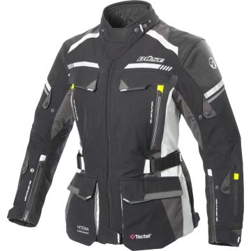 Büse Highland II Ladies Black Grey Textile Jacket