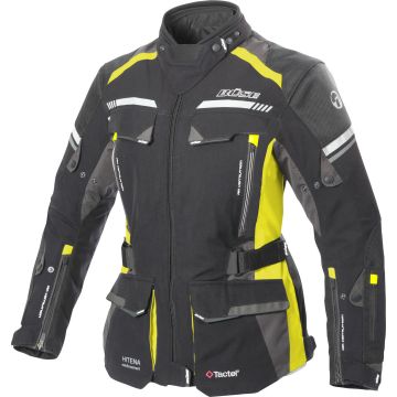 Büse Highland II Ladies Black Grey Yellow Textile Jacket