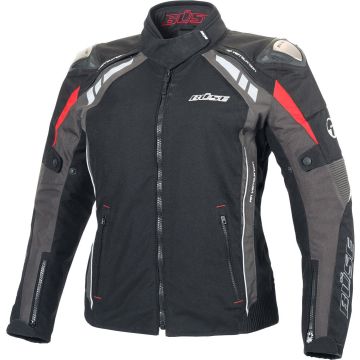 Büse B.Racing Pro Dames Zwart Rood Textiel Jas