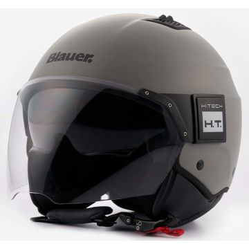 Blauer BET Monochrome Mat Grijs Jethelm