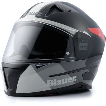 Blauer Naca NF01B Zwart Grijs Rood Integraalhelm