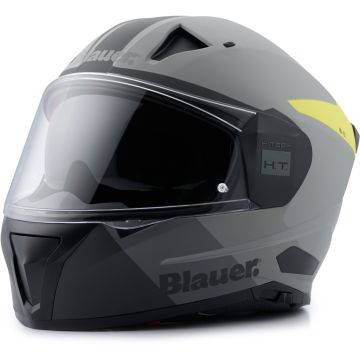 Blauer Naca NF01B Mat Grijs Geel Integraalhelm