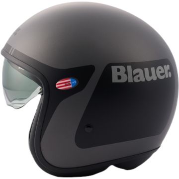 Blauer Pilot GO Mat Titanium Jethelm