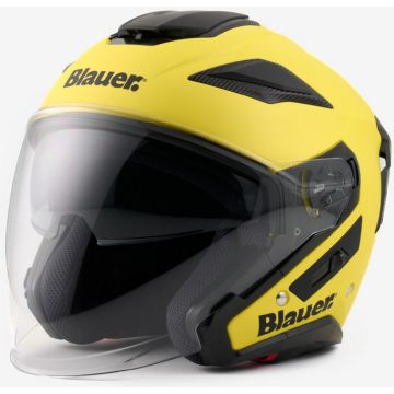 Blauer JJ-01 Monocolor Mat Geel Jethelm