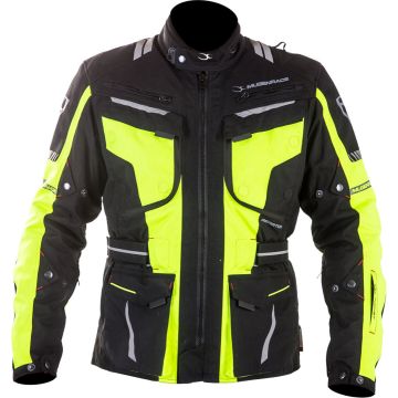 MUGENRACE Aerator Black Fluo Yellow Waterproof Textile Jacket