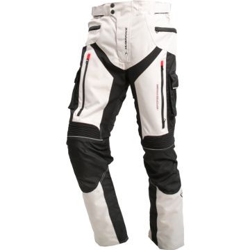 MUGENRACE Lineare Light Grey Black Waterproof Textile Pants