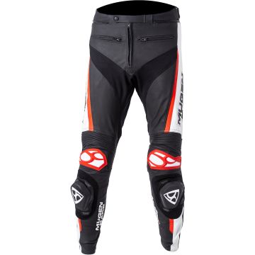 MUGENRACE RBRS-1 Black White Red Leather Pants