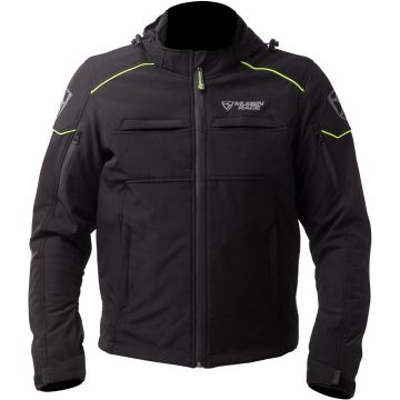 MUGENRACE Srippy Zwart Neon Waterdichte Softshell Jas