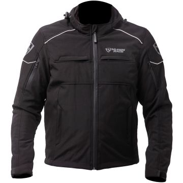 MUGENRACE Srippy Black Grey Waterproof Softshell Jacket