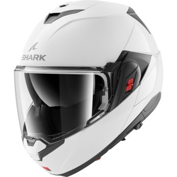 SHARK Oxo Blank Pearly Wit W05 Systeemhelm