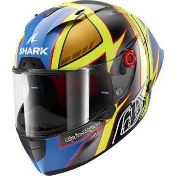 SHARK Race-R Pro Gp 06 Replica Cam Petersen Anthracite Yellow Blue AYB