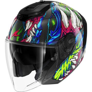 SHARK RS Jet Carbon Shaytan Zwart Groen Violet KGV